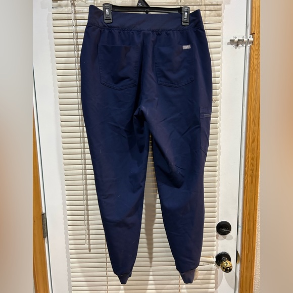 FIGS Zamora High Waisted Jogger Women’s Scrub Pants-Size Large-Navy Blue - Picture 3 of 5